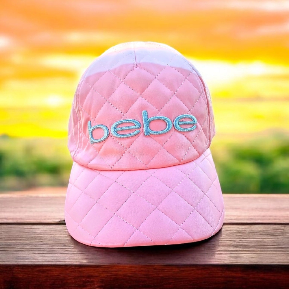 Bebe Pink Quilted Hat
